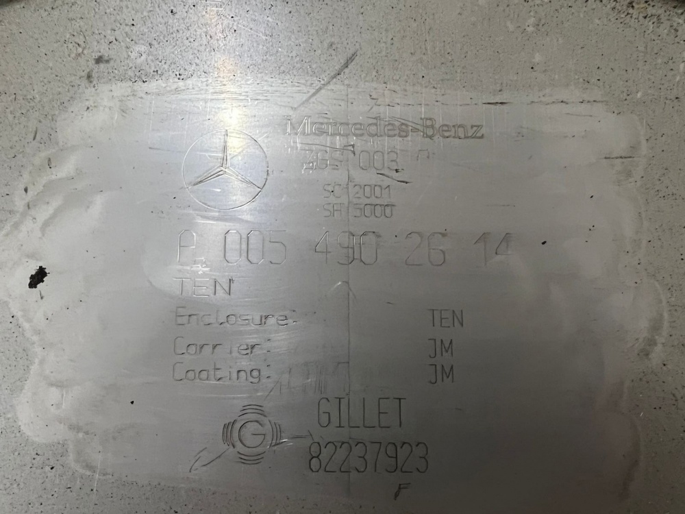 Глушитель редукционный (Катализатор на самосвал) A0054902614 / Mercedes-Benz A0054902614